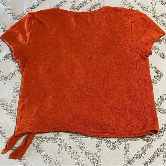 madewell Texture & Thread wrap crop top size XS - Picture 6 of 8